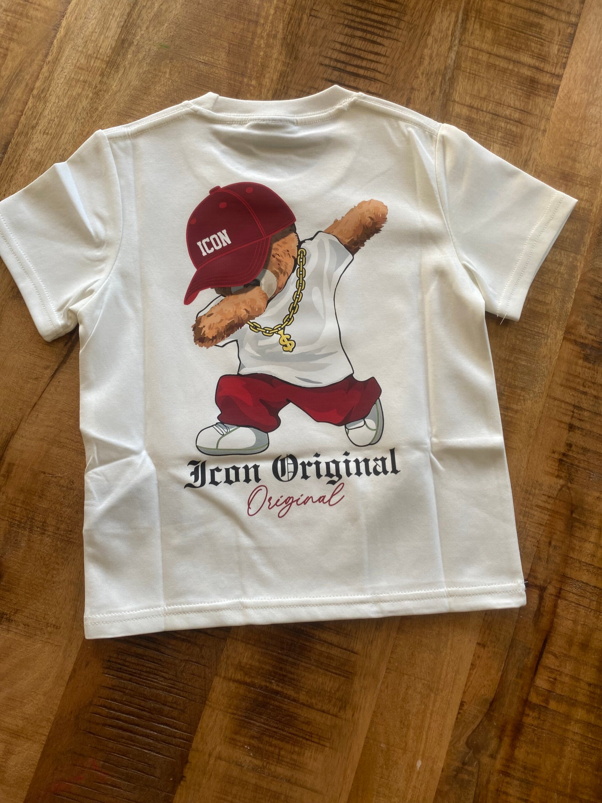 Wit Icon jongens tshirt (dep)
