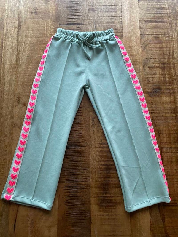 Heartbeat Lounge Pants mintgroen