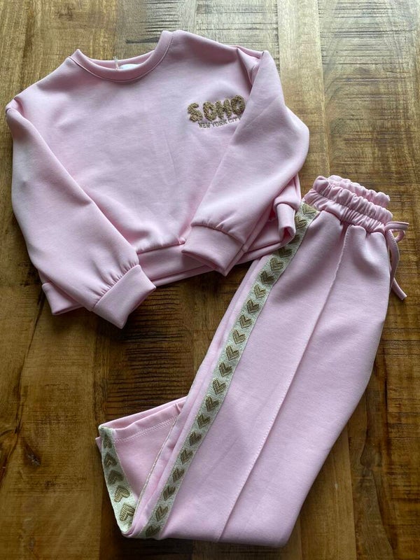 Roze pak gouden hart SoHo