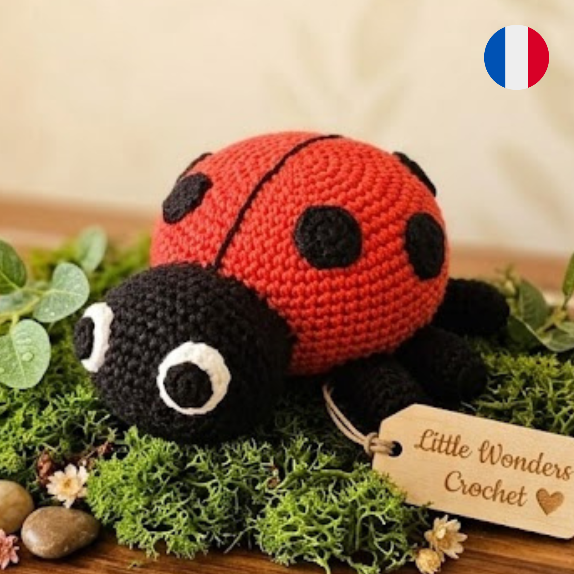 Maëlle la coccinelle au crochet FR