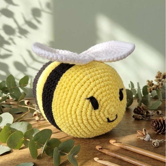 Mireille l'abeille au crochet