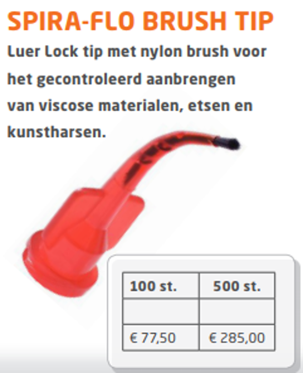 185118 VISTA SPIRA-FLO BRUSH TIP (100ST)