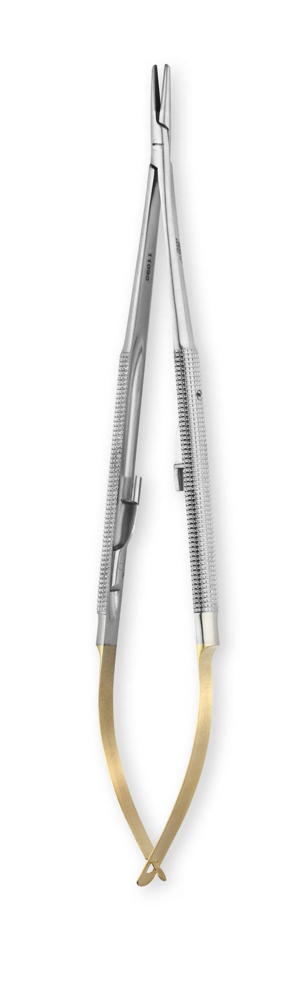 70.K4389 MAXIL CASTROVIEJO 14 CM CURVED TC WITH ROUND HANDLE