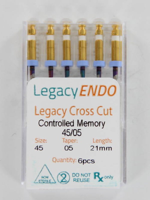 103866 LEGACY ENDO CROSS CUT 21mm .05 NR. 45 WIT (6st)