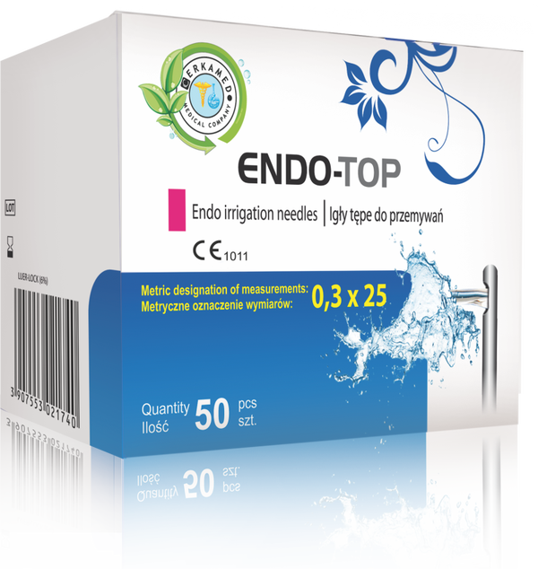 053047 Cerkamed Endo-Top 30G 25mm. Safe End (50st)