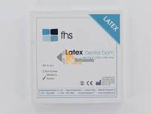 061364 FHS COFFERDAM MEDIUM NATURAL LATEX 