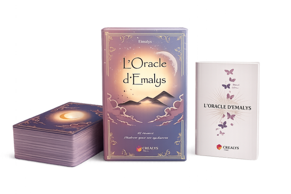 🔮L’Oracle d’Emalys – Oracle Divinatoire de 61 Cartes Illustrées avec manuel