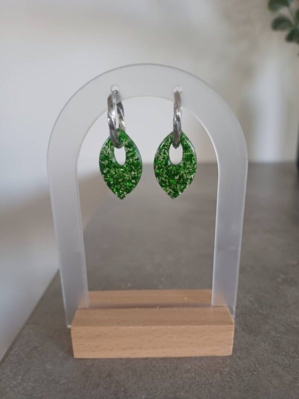 Feuilles d'or vertes