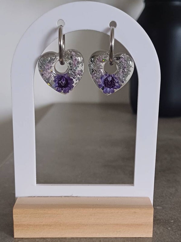 Fleur séchée violette