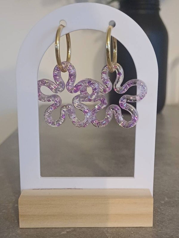 Paillettes violettes