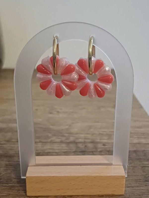 Rose irisé et fuchsia