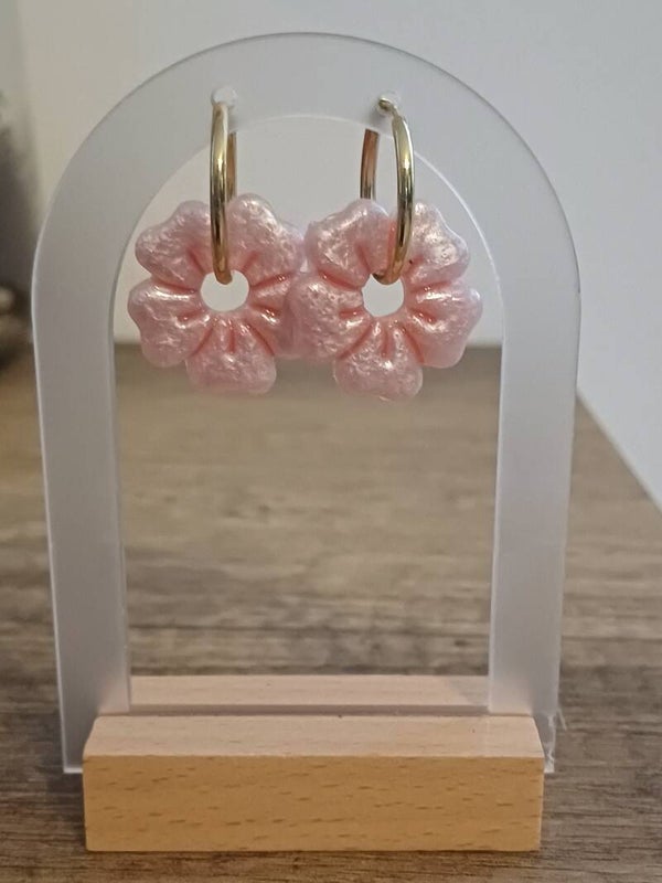 Rose irisé et fuchsia