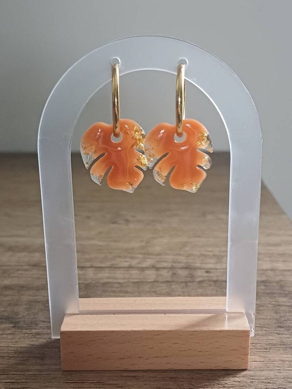 Monstrea doré et terracotta