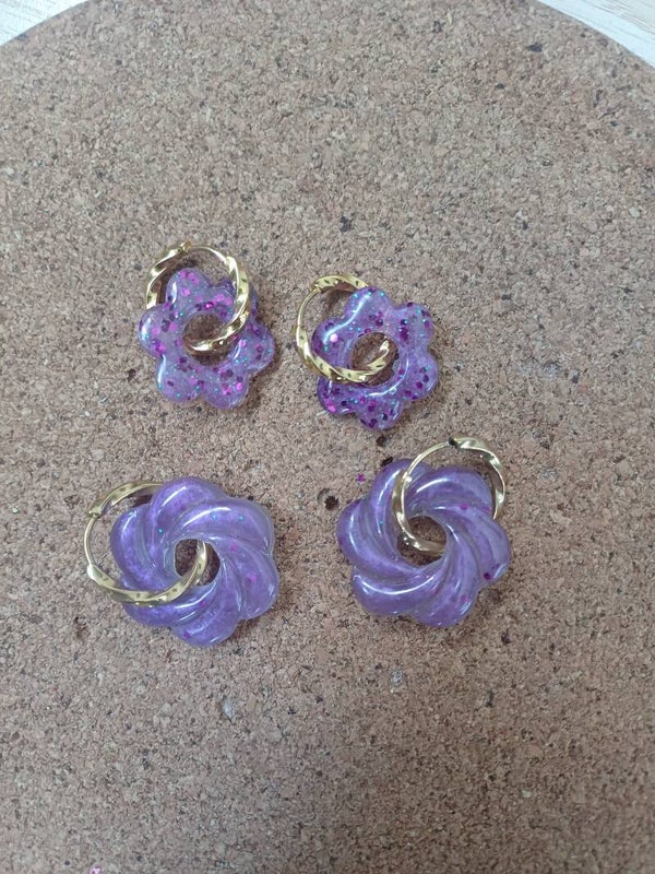 Box mère fille violet