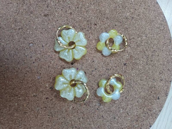 Box mère fille jaune et blanc