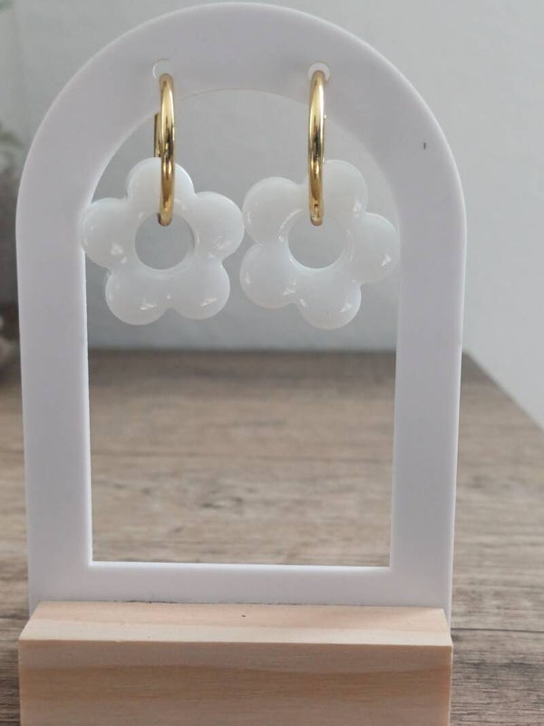 Fleurs 5 pétales blanches