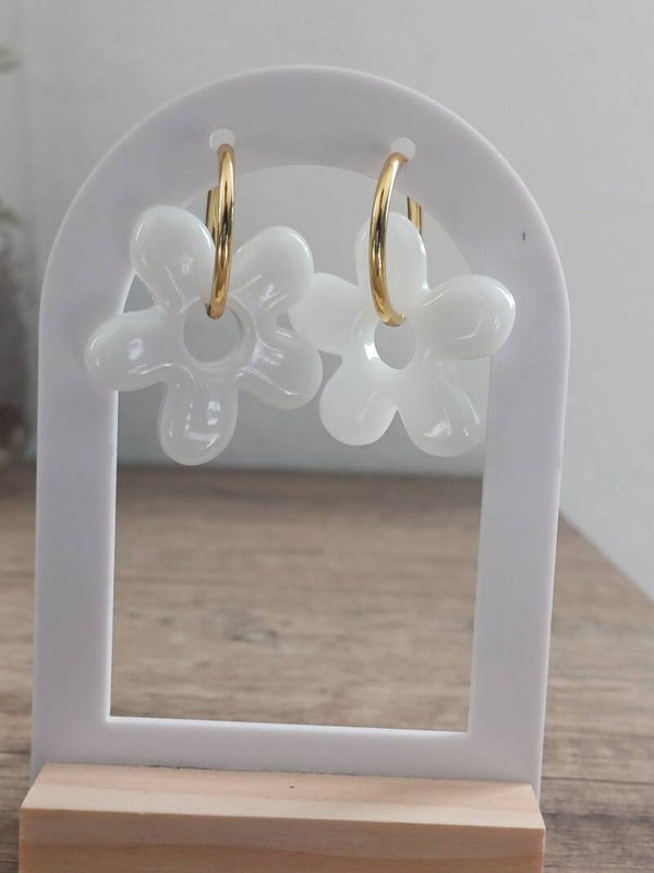 Grandes fleurs blanches