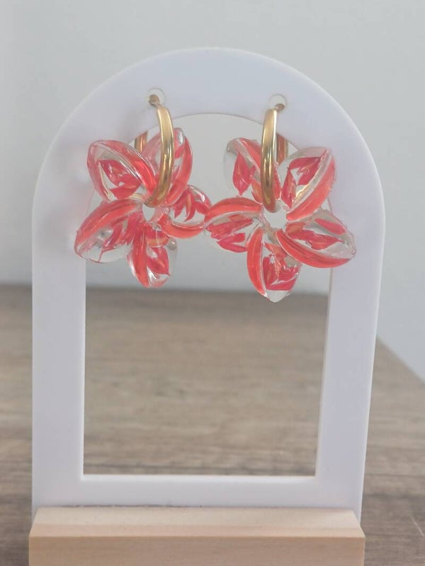 Grandes hortensia rouges