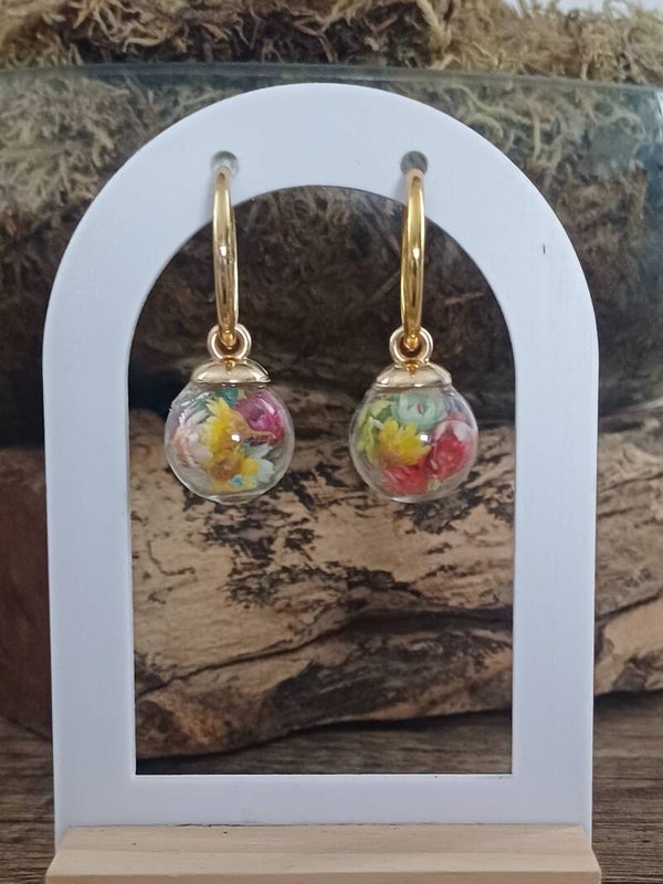 Pampilles ORA dorées multicolores