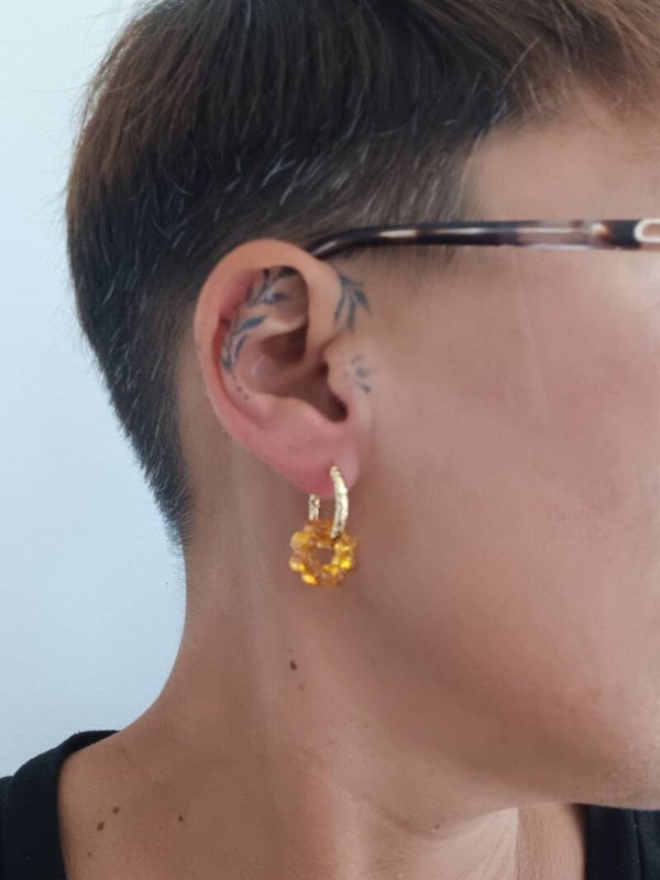 Mûres jaunes à paillettes