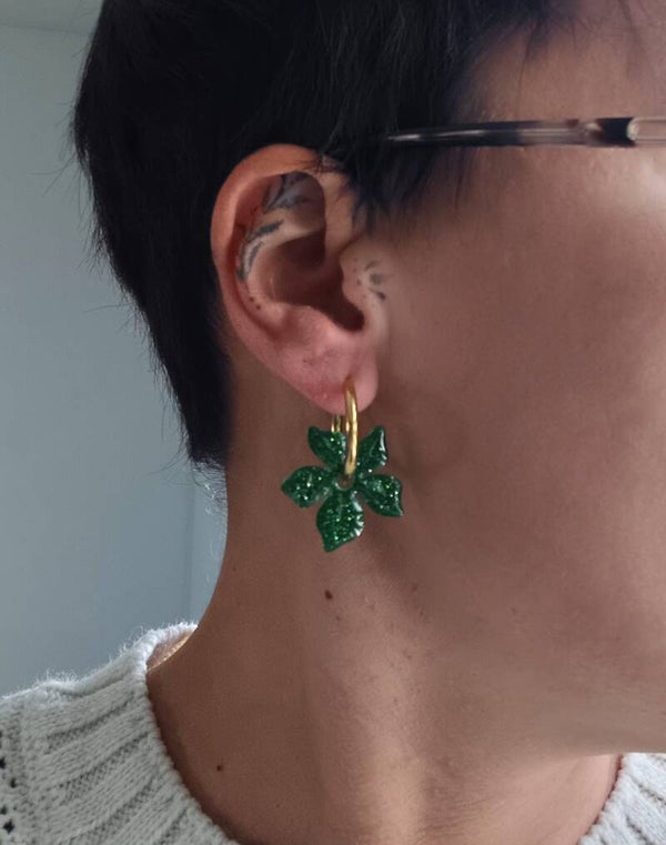 Floréa vertres à paillettes