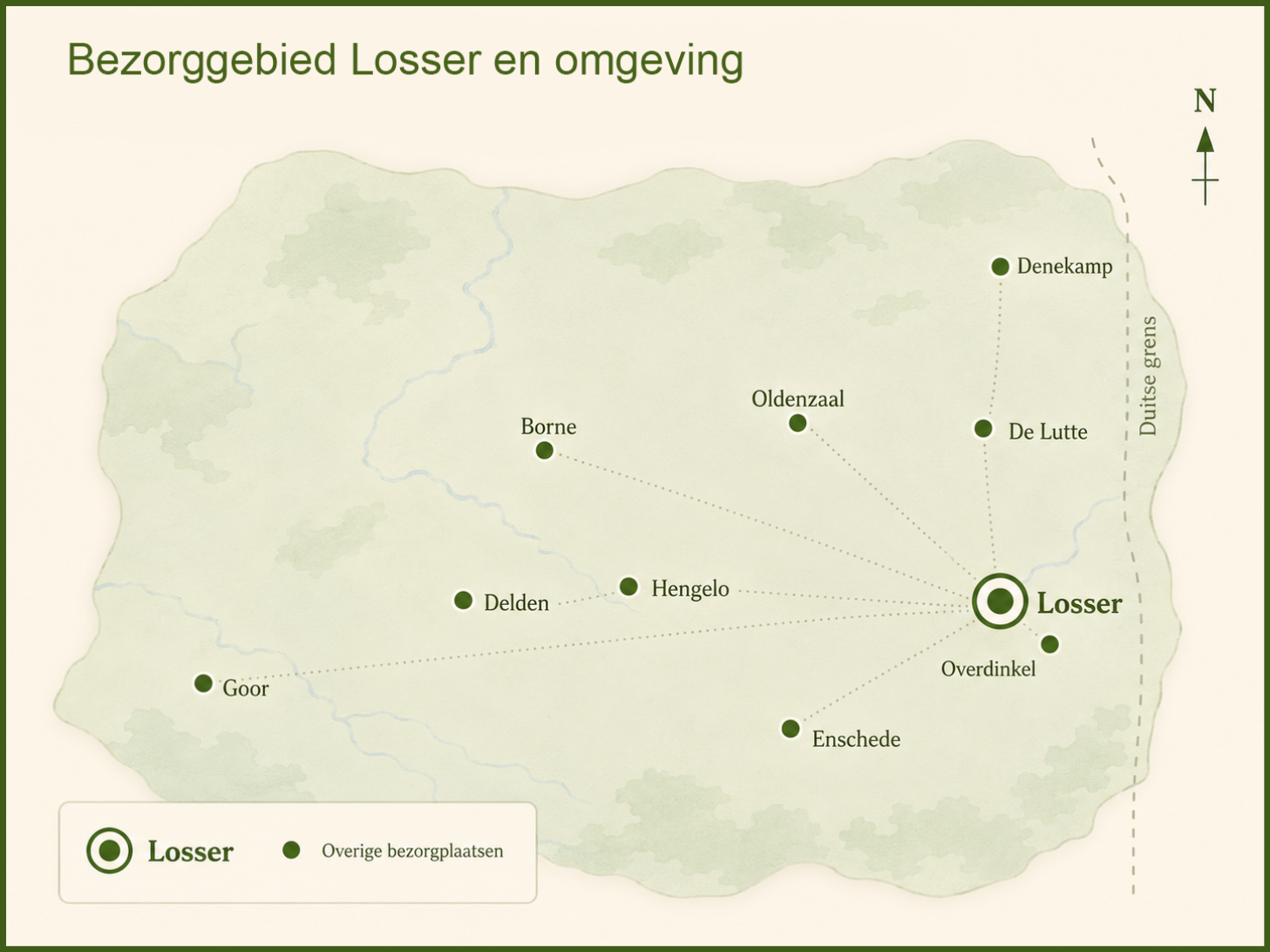 Koken met Kay de berzorgingsgebied