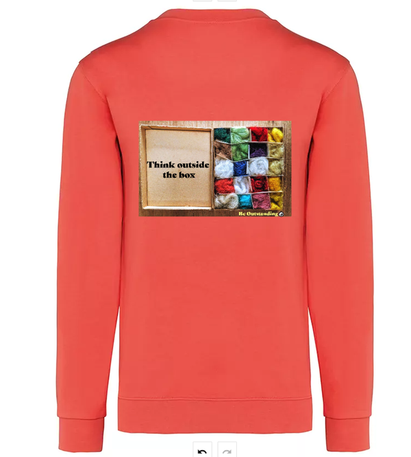 Hoogwaardige unisex trui - Think outside the box