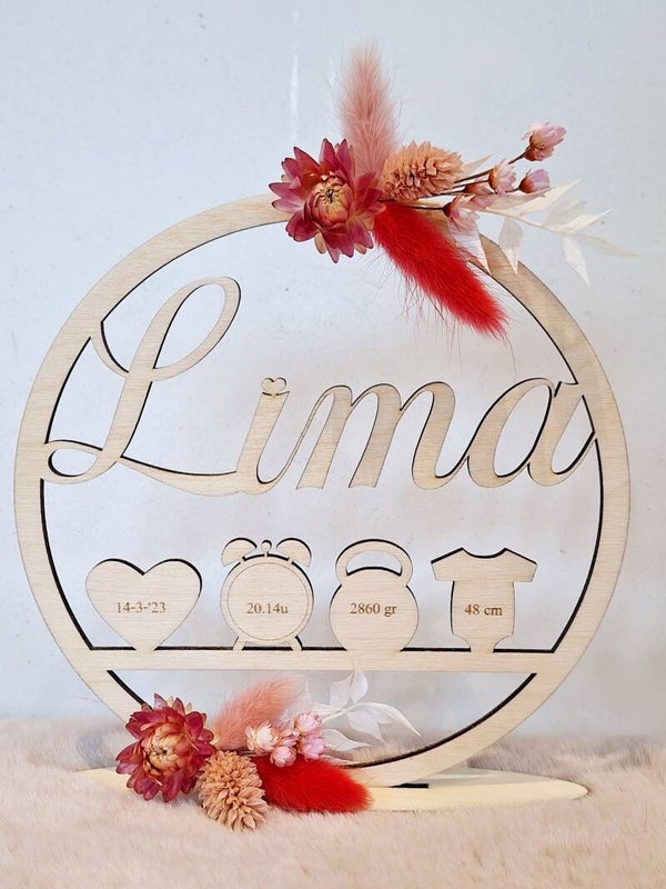 Klein flowerhoop baby