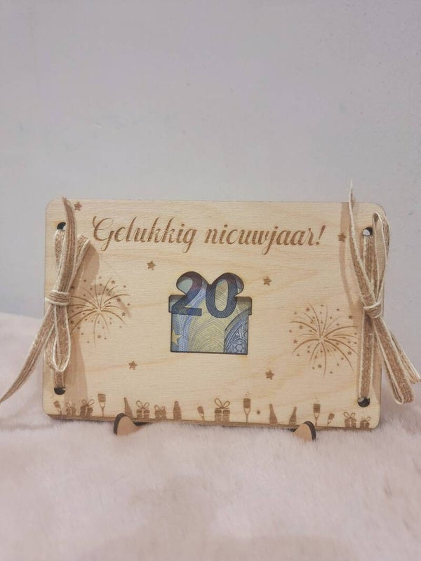 Kaartje Feestdagen Geld