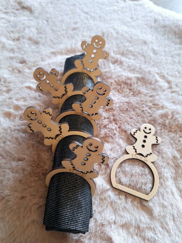 Servetringen peperkoekje 6stuks