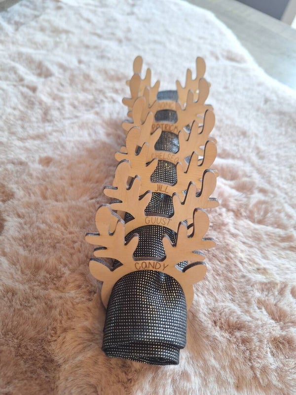 Servetringen rendier 6stuks