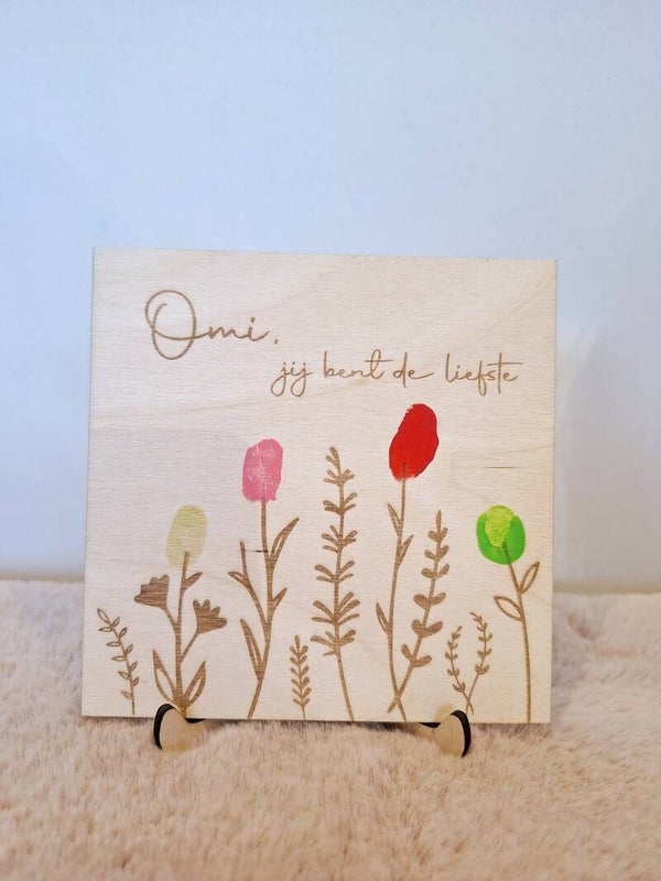 Kaartje vingerafdrukken