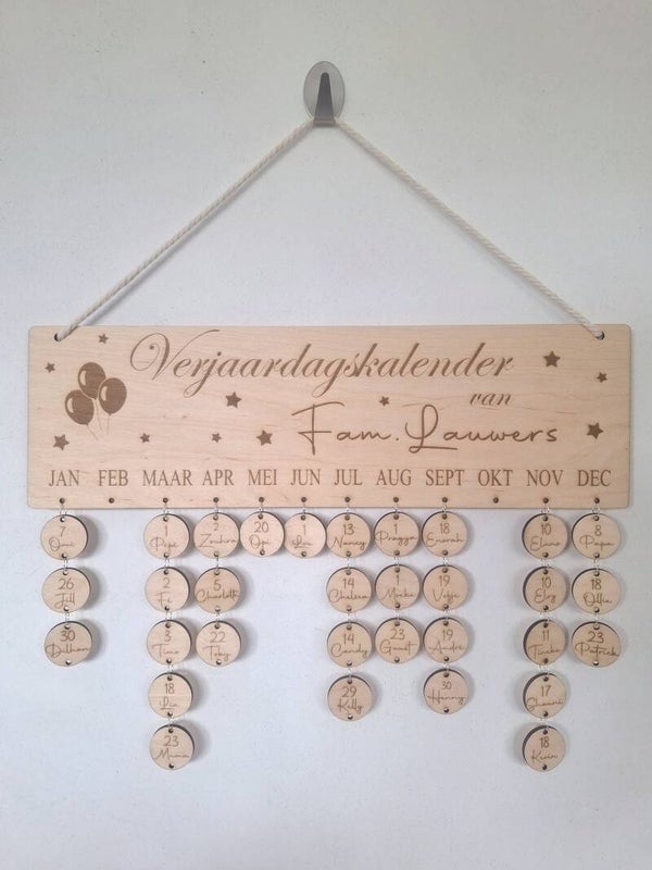 Verjaardagskalender