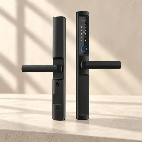 Narrow digital lever set
