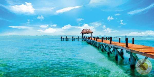 Exotisch paradijs in Cancún, Mexico