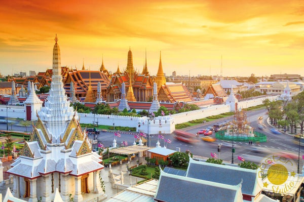 Grand Palace en Wat Phra Kaew in Bangkok, Thailand