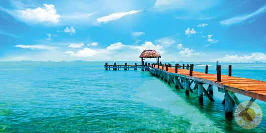 Exotisch paradijs in Cancún, Mexico