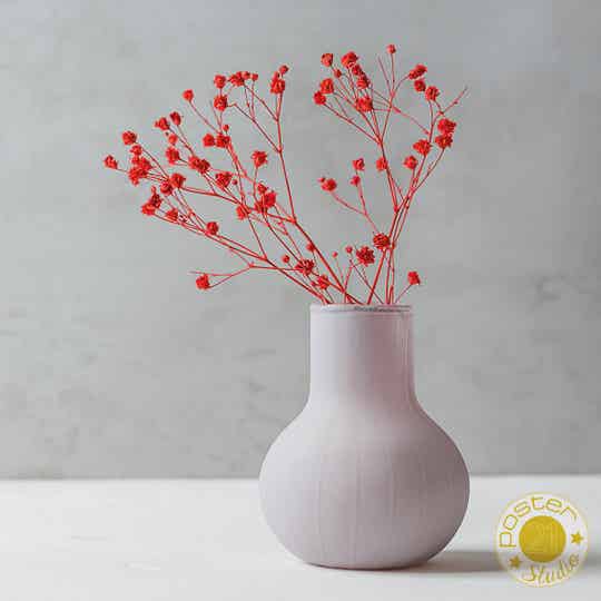 Vaas met droogbloemen 2