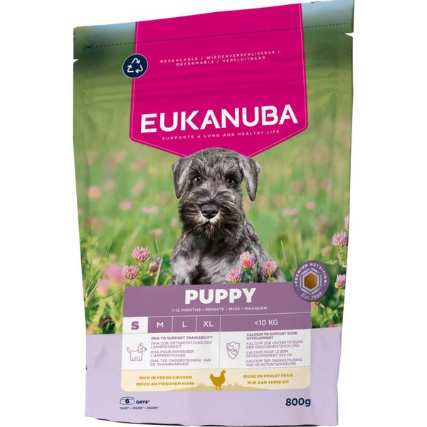 EUKANUBA LIFE CARE PUPPY SMALL CHICKEN HONDENBROK 800 GRAM