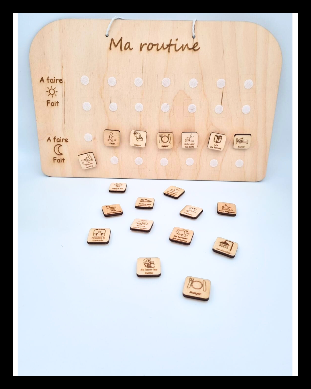 Outils éducatifs: Semainier _ Routinier _ Kit ménage