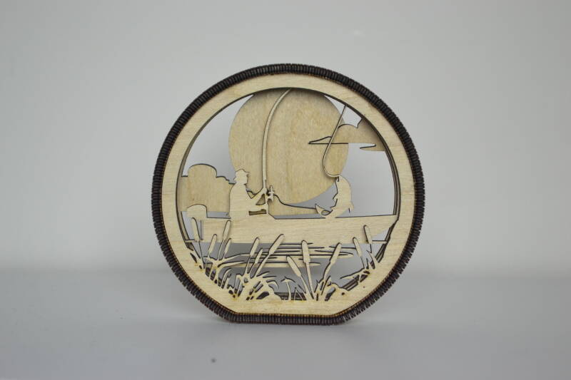 Décoration pêcheur