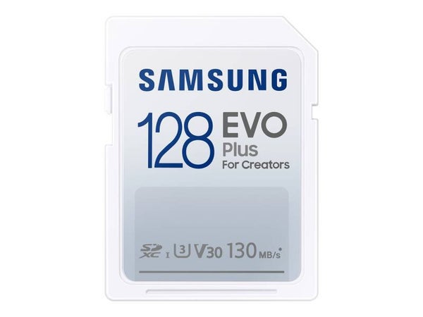 Samsung EVO Plus 128GB SDXC Kaart – Betrouwbare Opslag voor Foto & Video