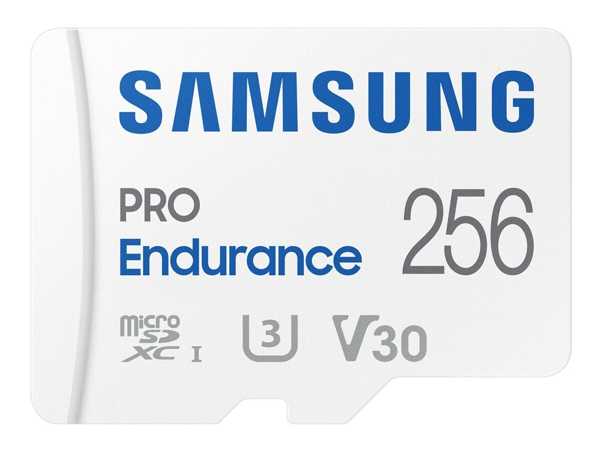Samsung PRO Endurance 256GB microSDXC – Ultra Duurzame Kaart voor 24/7 Bewaking