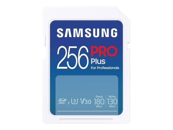 Samsung PRO Plus 256GB SDXC Kaart (2023) – High Performance voor 4K UHD & Fotografie