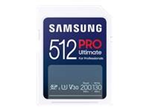 Samsung PRO Ultimate 512GB SDXC Kaart – Maximale Opslag voor 4K UHD & Professionals