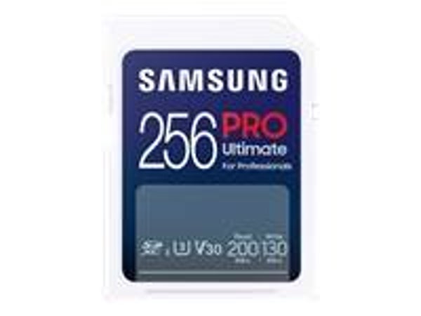 Samsung PRO Ultimate 256GB SDXC Kaart – Ultieme Snelheid voor 4K Video & Fotografie