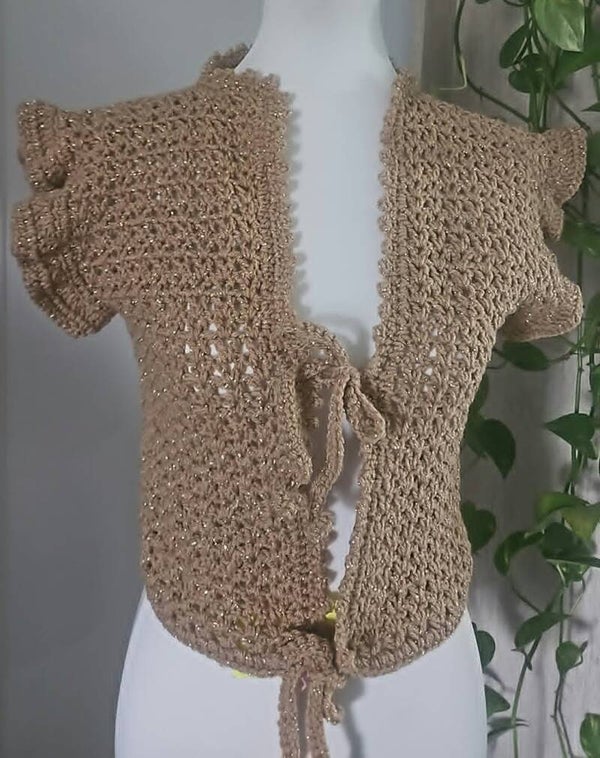 Boléro doré 38/40