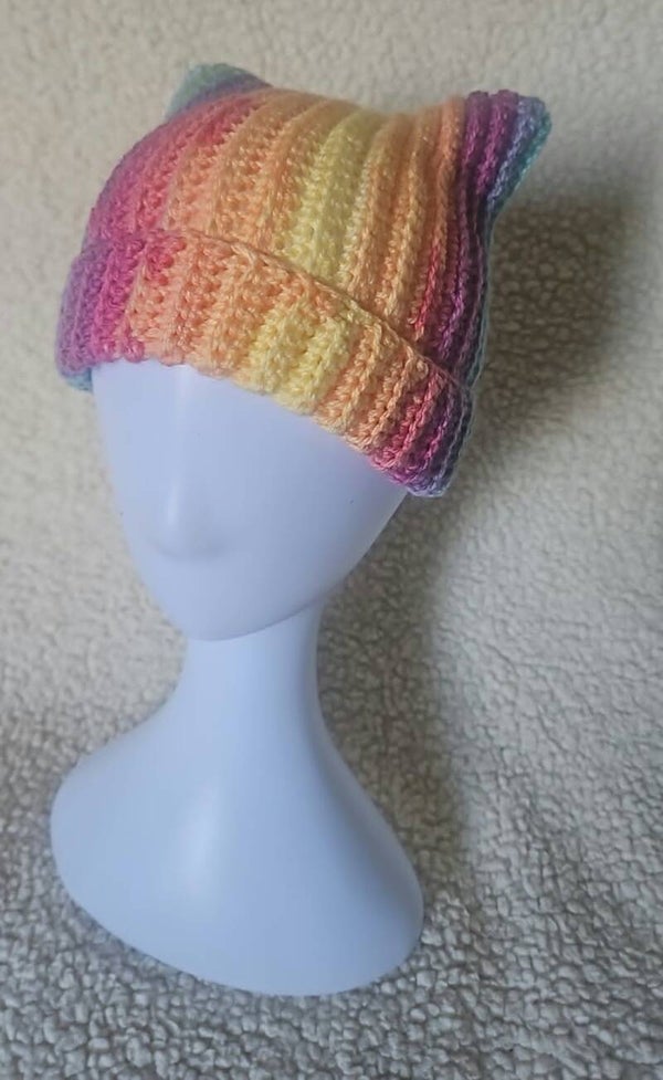 Bonnet multicolore 4/6 ans