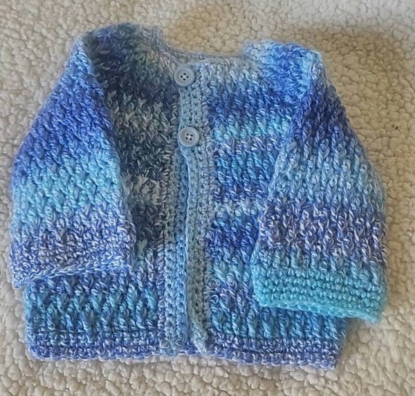 veste bleue 9/12 mois