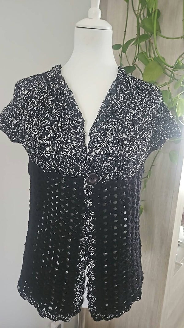 Veste noire et argent 42/44